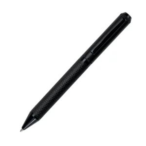 Black-Metal-Pens-with-Diamond-Textured-Design-Barrel-PN67-BLK-Blank-1.webp